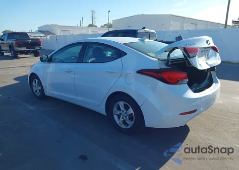 2015 Hyundai Elantra Se из США, поврежденный, VIN 5NPDH4AE4FH647587